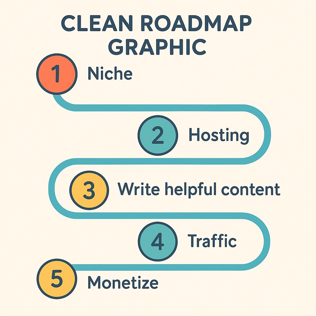 Step by step guide to make blogging worth it in 2025