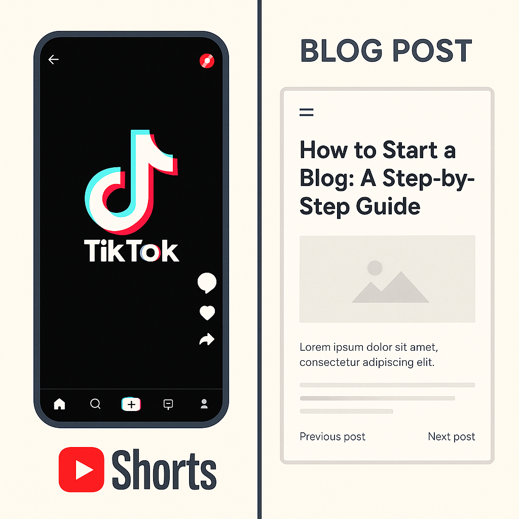 Future of blogging in 2025 with AI and short-form video