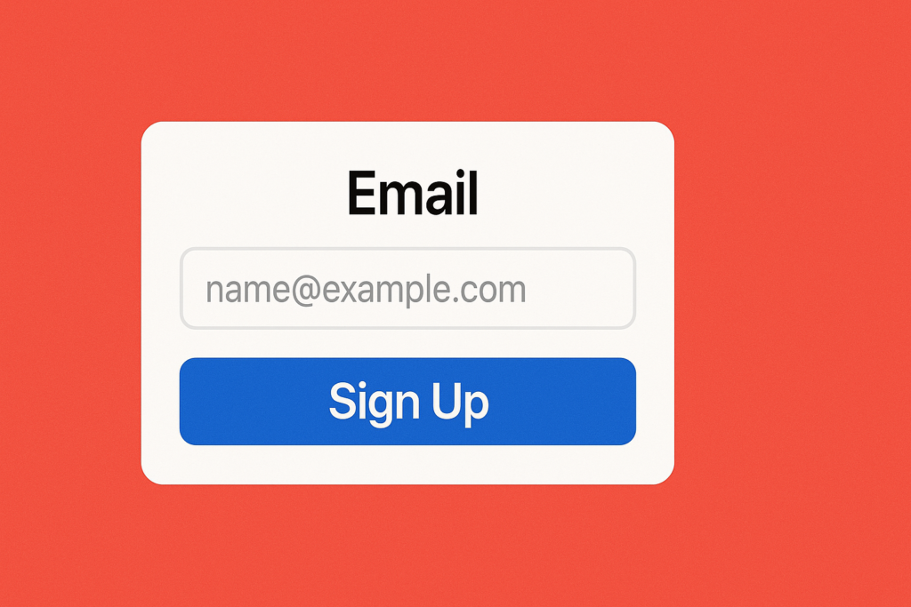 Building an email list to grow blog traffic in 2025