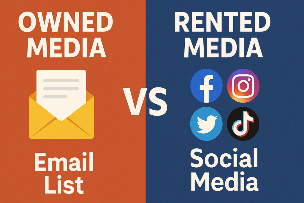 Why building an email list is better than relying on social media in 2025