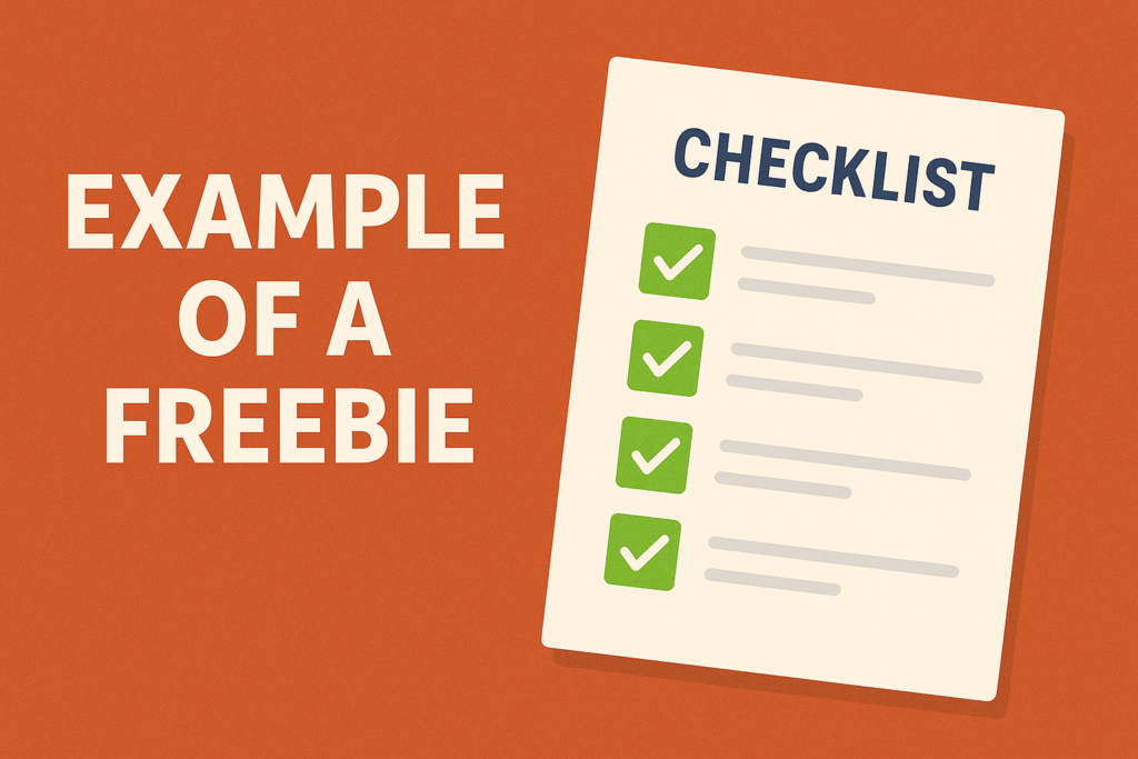 Example of a lead magnet to grow your email list in 2025